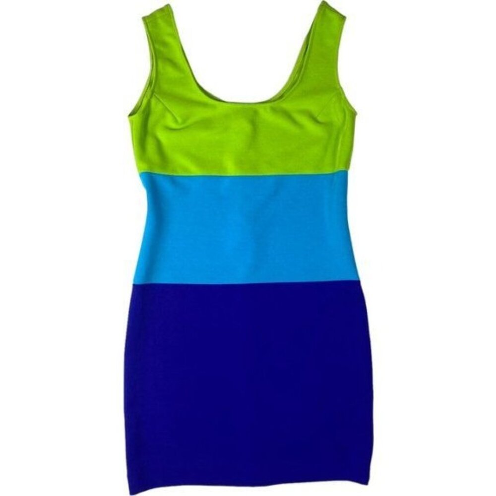 Panoply Atlanta Womens Colorblock Tank Dress Size 9/10